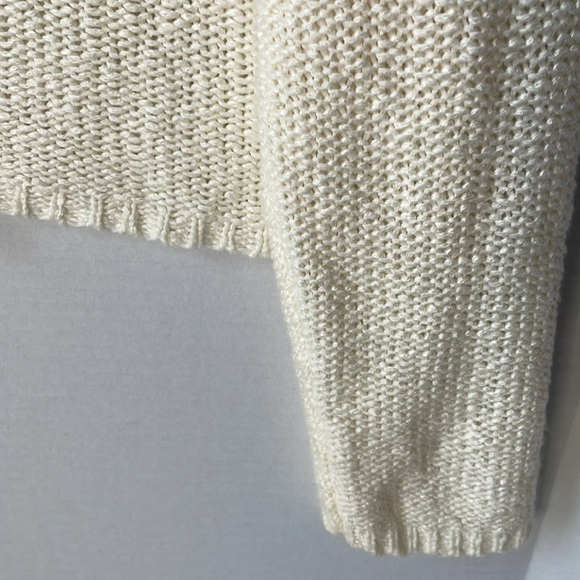 Princess Polly Women's Size XL Sweater Cropped Cream colored - Picture 3 of 6